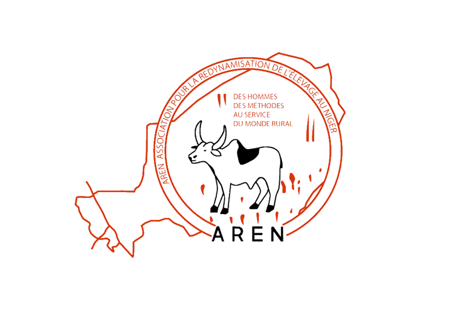 Logo de l'AREN, Association pour la redynamisation de l'élevage au Niger