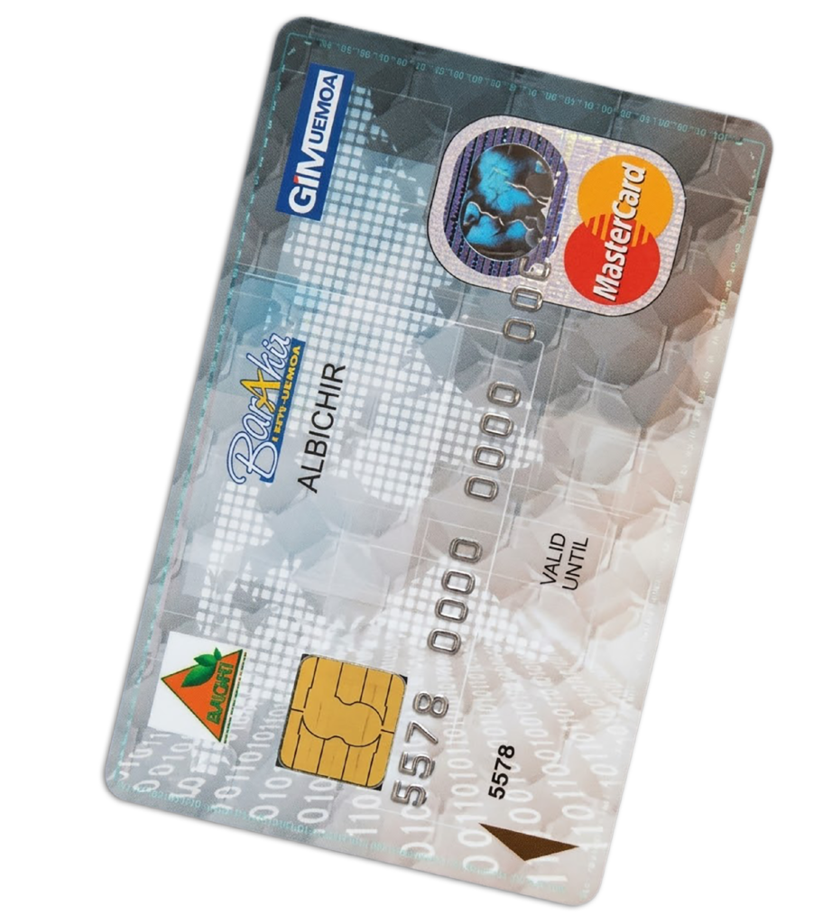 Carte bancaire BAGRI Albichir Mastercard